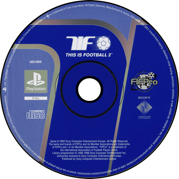 This is Football 2 screenshot 3 for Playstation